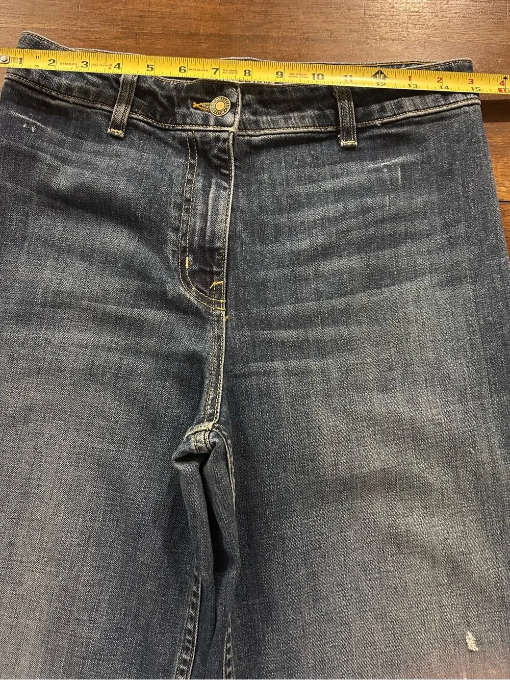 Nili Lotan Megan jeans Size 28 Wide Leg 10991W45 cut 4637 classic wash 440.00 - Picture 7 of 16